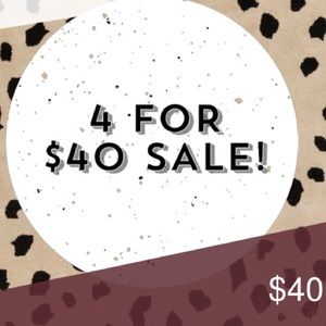 GREAT 5/$25 & 4/$40 DEALS